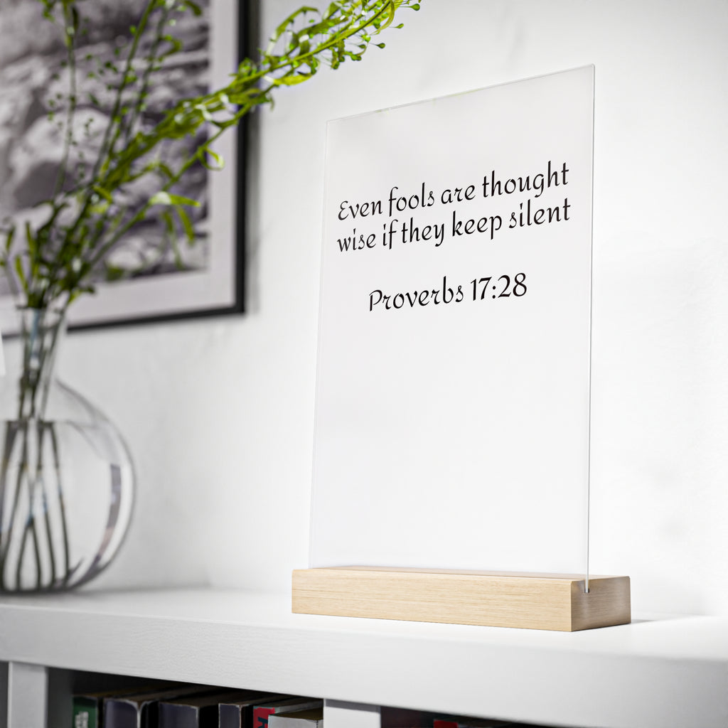 Proverbs Sign