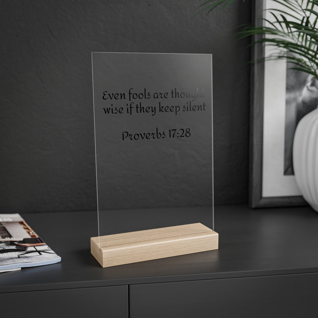 Proverbs Sign
