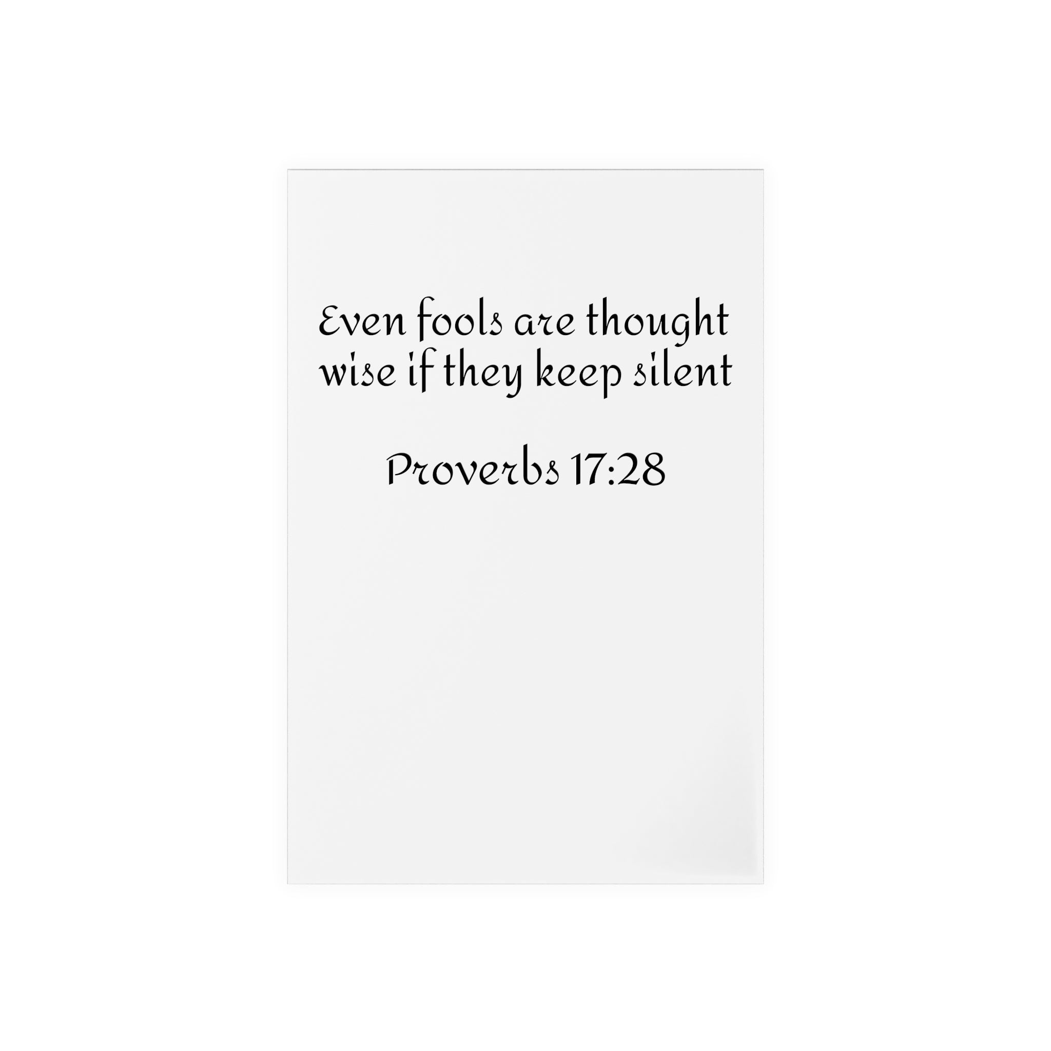 Proverbs Sign