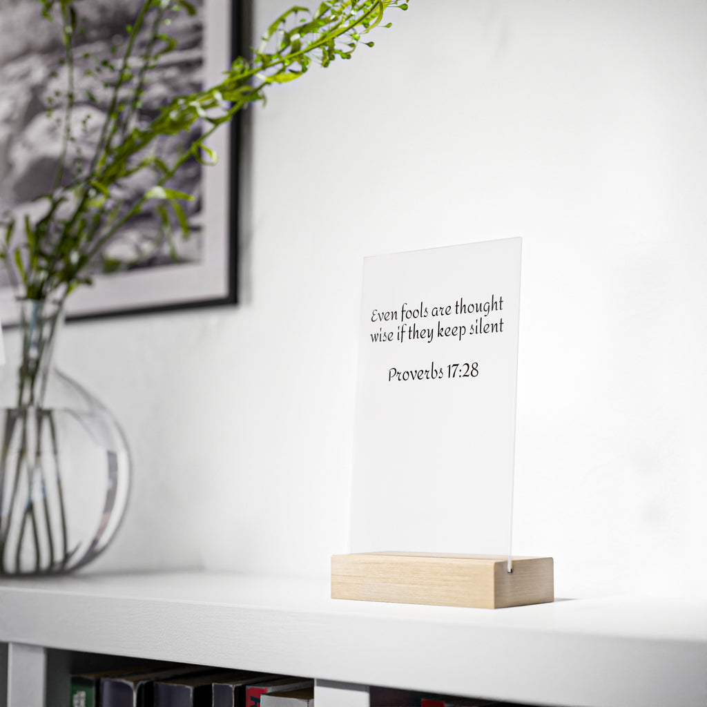 Proverbs Sign
